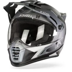 Klim Krios Pro Charger Grijs Adventure Helm -Optimaal Motoruitrusting Winkel klim krios pro helmet ece charger gray frontpage