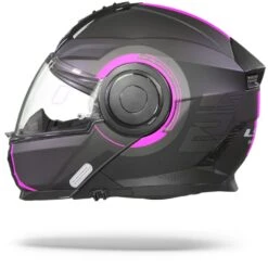 LS2 FF902 Scope Arch Mat Titanium Roze Systeemhelm -Optimaal Motoruitrusting Winkel ls2 ff902 scope arch matt titanium pink.11