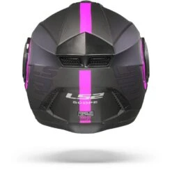 LS2 FF902 Scope Arch Mat Titanium Roze Systeemhelm -Optimaal Motoruitrusting Winkel ls2 ff902 scope arch matt titanium pink.19