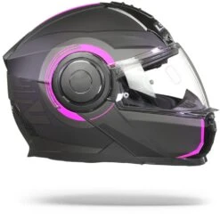 LS2 FF902 Scope Arch Mat Titanium Roze Systeemhelm -Optimaal Motoruitrusting Winkel ls2 ff902 scope arch matt titanium pink.29