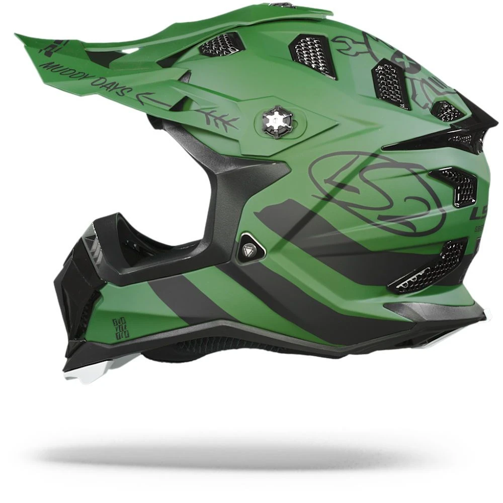 LS2 MX700 Subverter Cargo Mat Military Groen Crosshelm 3 LS2 MX700 Subverter Cargo Mat Military Groen Crosshelm