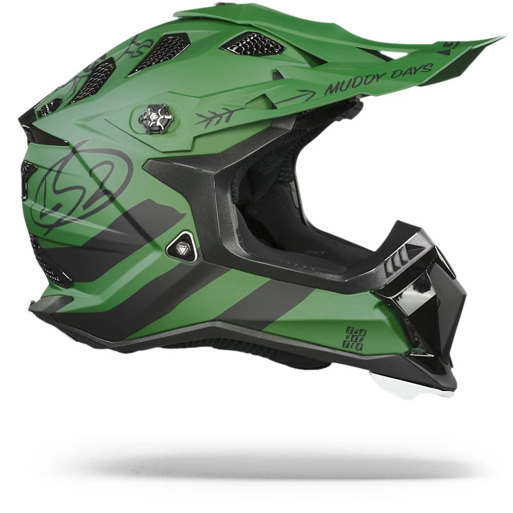 LS2 MX700 Subverter Cargo Mat Military Groen Crosshelm 5 LS2 MX700 Subverter Cargo Mat Military Groen Crosshelm - Afbeelding 3