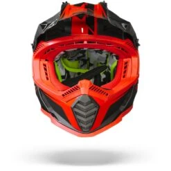 LS2 MX437 Fast Evo Roar Mat Zwart Rood Crosshelm -Optimaal Motoruitrusting Winkel ls2 mx437 fast evo roar matt black red.01