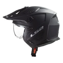 LS2 OF606 Drifter Solid Matt Black 06 Multi Helmet -Optimaal Motoruitrusting Winkel ls2 of606 drifter solid matt black 06 2
