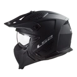LS2 OF606 Drifter Solid Matt Black 06 Multi Helmet -Optimaal Motoruitrusting Winkel ls2 of606 drifter solid matt black 06 5