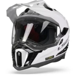 LS2 MX701 Explorer Solid Wit Adventure Helm