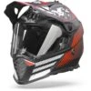 LS2 MX436 Pioneer Evo Saturn Mat Zwart Rood Adventure Helm -Optimaal Motoruitrusting Winkel ls2mx436pioneerevosaturnmattblackred frontpage