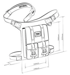 Artonvel Military Beentas 9 Artonvel Military Beentas -Optimaal Motoruitrusting Winkel military sacoche de jambe3