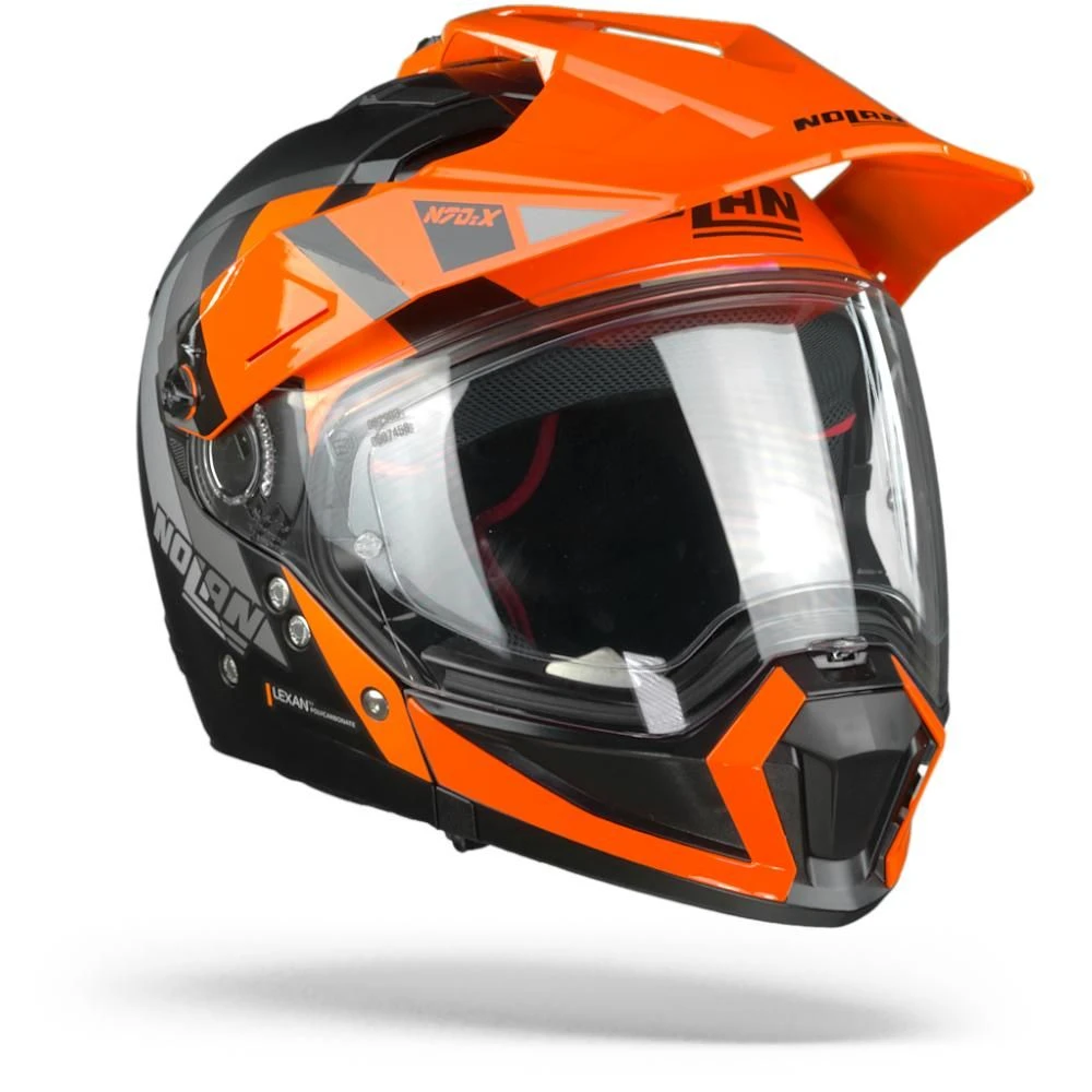 Nolan N70-2 X Decurio 31 Flat Zwart Oranje Wit Antraciet Multihelm 7 Nolan N70-2 X Decurio 31 Flat Zwart Oranje Wit Antraciet Multihelm - Afbeelding 5