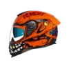 Nexx Sx.100R Hungry Miles Oranje Integraalhelm -Optimaal Motoruitrusting Winkel nexx sx 100r hungry miles orange