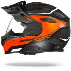 Nexx X.Vilijord Hiker Oranje Grijs Mat Systeemhelm -Optimaal Motoruitrusting Winkel nexx vilijord hiker orange gry mt.11
