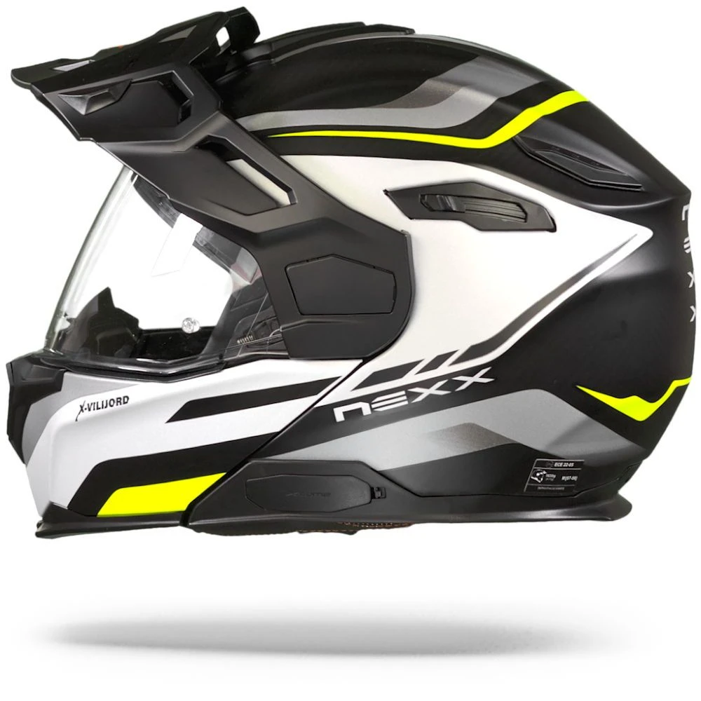 Nexx X.Vilijord Hiker Wit Neon Mat Systeemhelm 5 Nexx X.Vilijord Hiker Wit Neon Mat Systeemhelm - Afbeelding 3