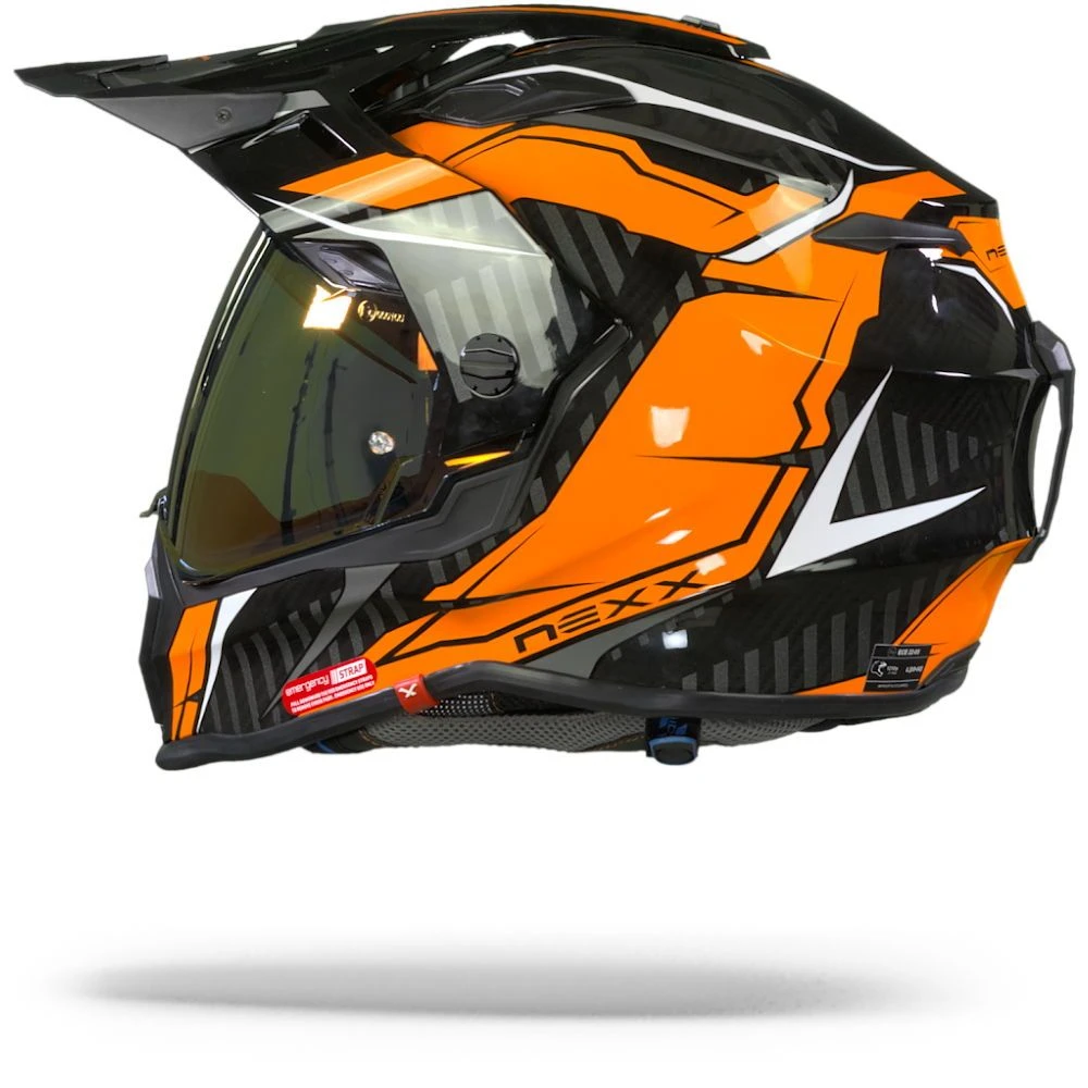 Nexx X.WRL Atika Oranje Grijs Adventure Helm 5 Nexx X.WRL Atika Oranje Grijs Adventure Helm - Afbeelding 3