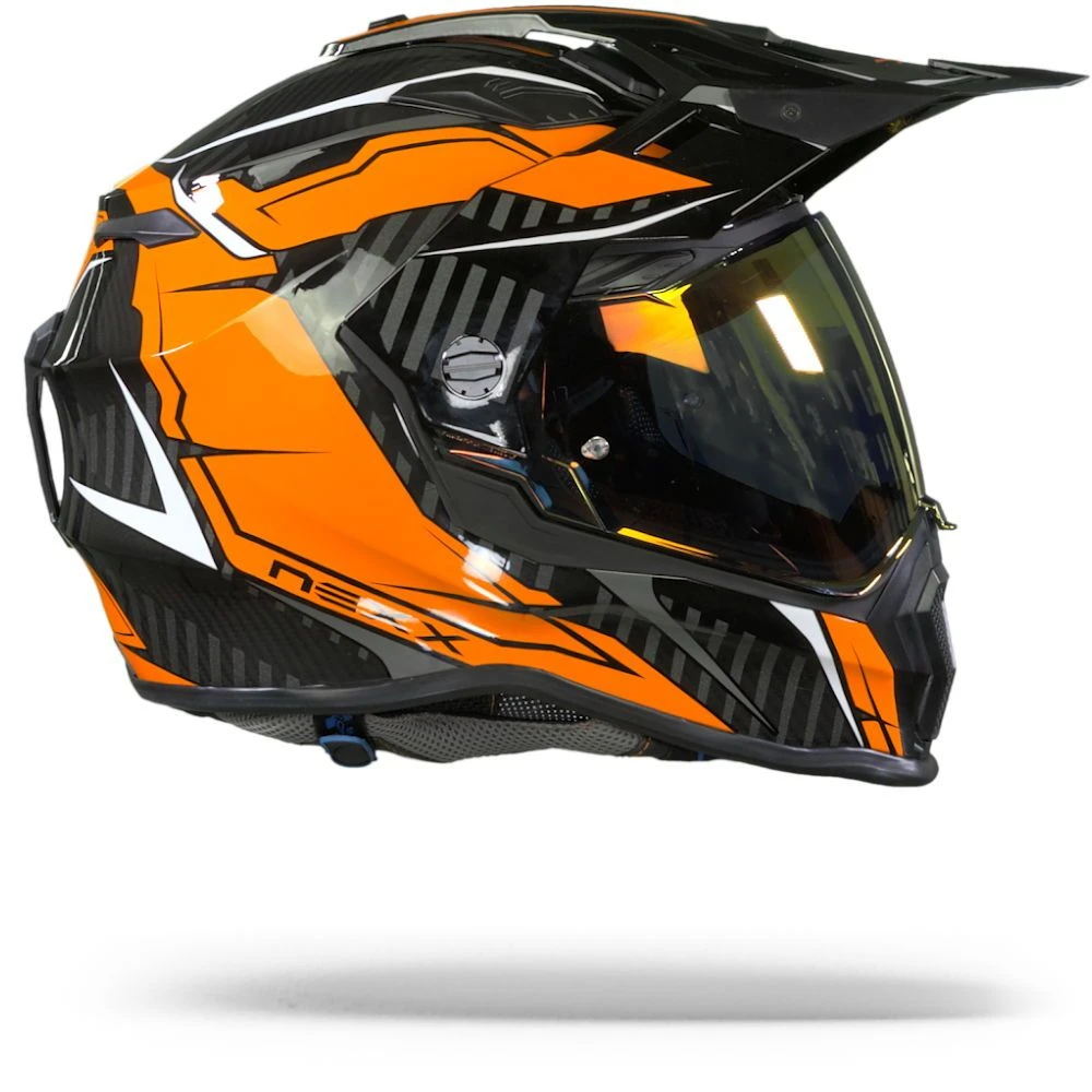Nexx X.WRL Atika Oranje Grijs Adventure Helm 7 Nexx X.WRL Atika Oranje Grijs Adventure Helm - Afbeelding 5