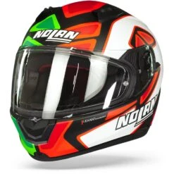 Nolan N60-6 Gemini Replica 46 D. Petrucci Misano Mat Zwart Integraalhelm -Optimaal Motoruitrusting Winkel nolan n60 6 gemini replica 46 frontpage