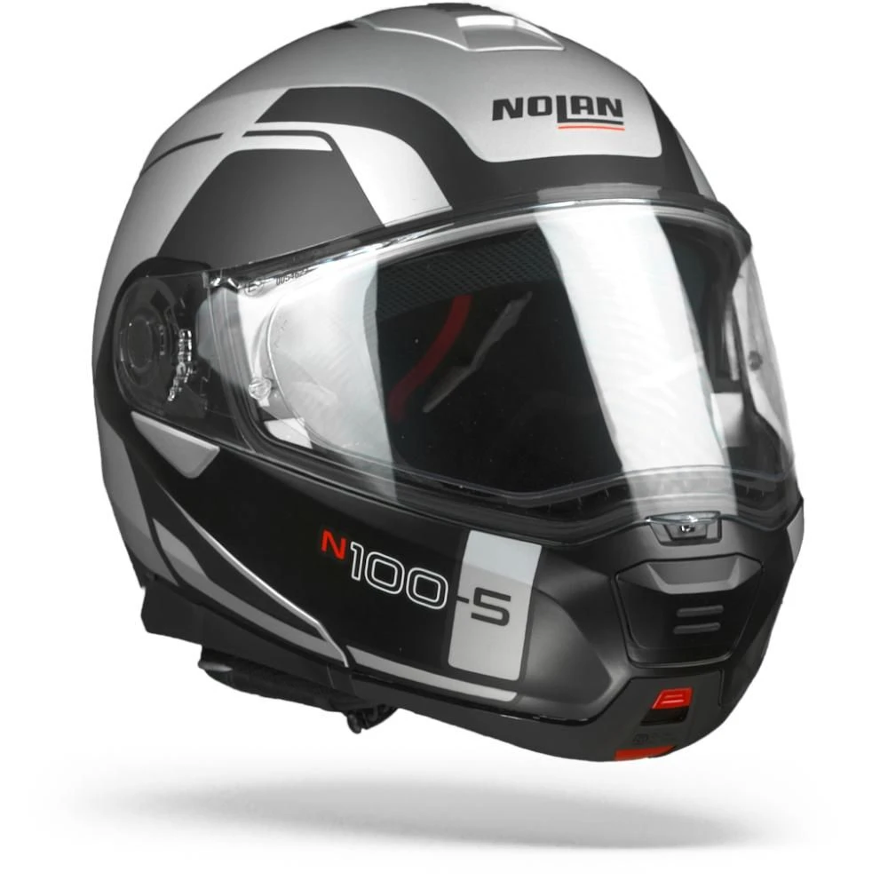 Nolan N100-5 Consistency Flat Zilver N-Com 021 Systeemhelm 7 Nolan N100-5 Consistency Flat Zilver N-Com 021 Systeemhelm - Afbeelding 5