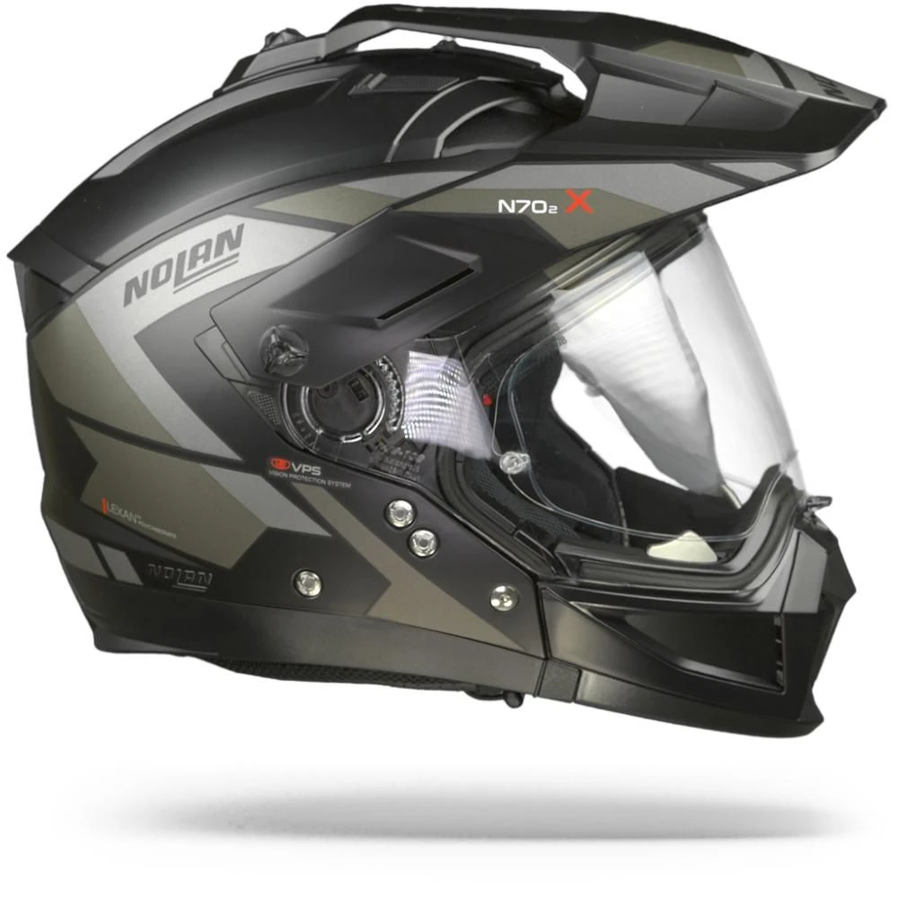 Nolan N70-2 X Grandes Alpes 21 Flat Zwart Grijs Multihelm 3 Nolan N70-2 X Grandes Alpes 21 Flat Zwart Grijs Multihelm