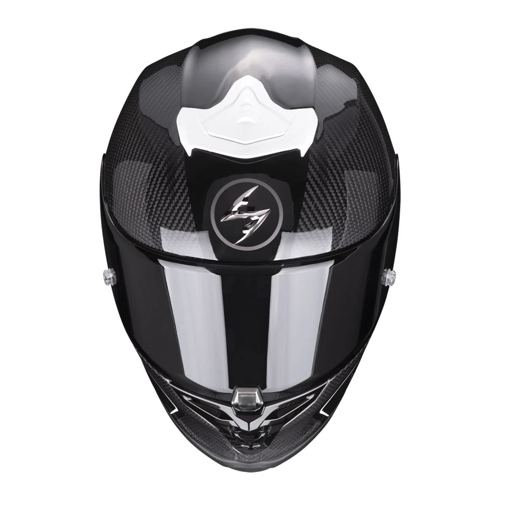 Scorpion Exo-R1 Evo Carbon Air Corpus II Zwart-Wit Integraalhelm 4 Scorpion Exo-R1 Evo Carbon Air Corpus II Zwart-Wit Integraalhelm - Afbeelding 2