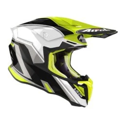 Airoh Twist 2.0 Shaken Geel Offroad Helm