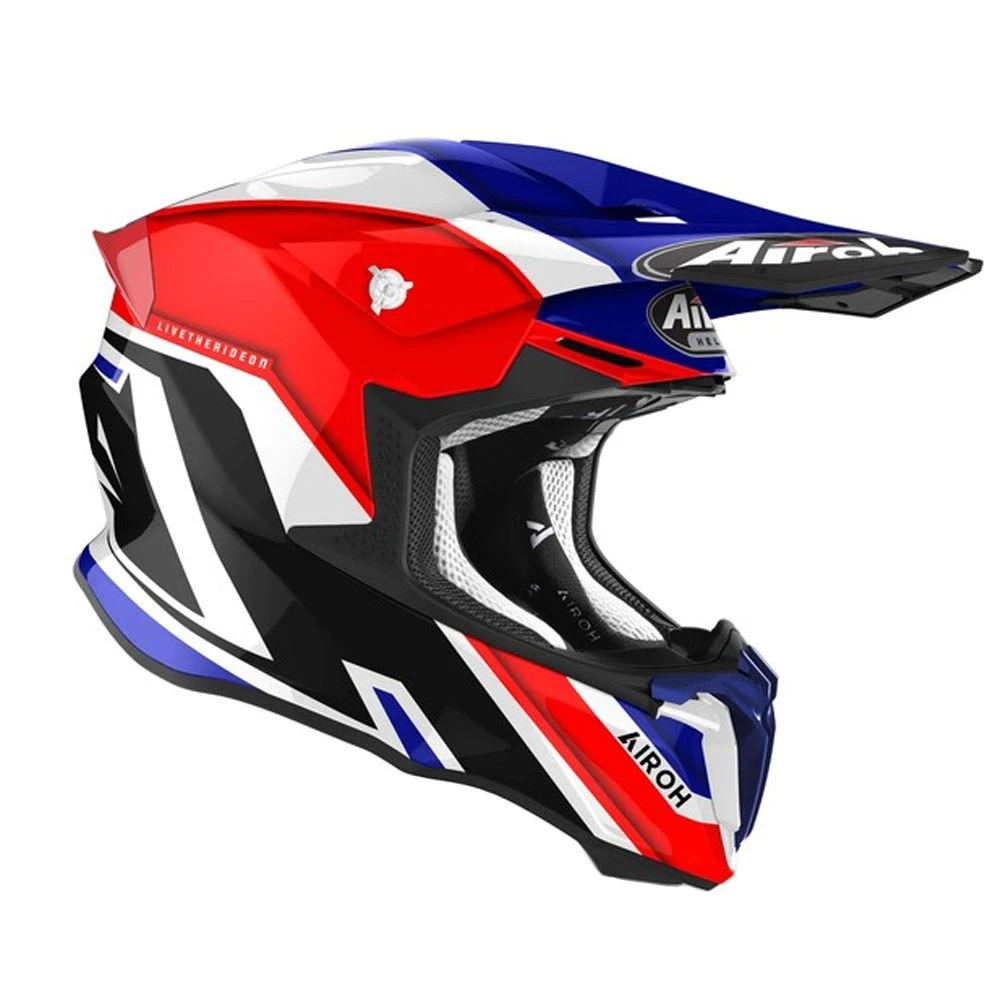 Airoh Twist 2.0 Shaken Blauw Offroad Helm 4 Airoh Twist 2.0 Shaken Blauw Offroad Helm - Afbeelding 2