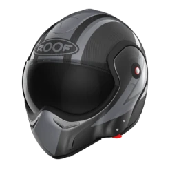 ROOF BoXXer Carbon Dart Donker Zilver Systeemhelm -Optimaal Motoruitrusting Winkel roof boxxer carbon dart dark silver 6