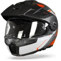 Schuberth E1 Endurance Oranje Adventure Helm -Optimaal Motoruitrusting Winkel schuuberth e1 endurance orange frontpage