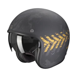 Scorpion Belfast Evo Nevada Mat Zwart-Goud Jethelm