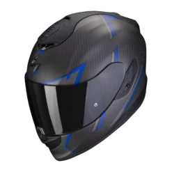 Scorpion Exo-1400 Evo Carbon Air Kendal Matt Zwart-Blauw Integraalhelm