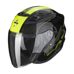 Scorpion EXO-230 Condor Zwart-Neon Geel Jethelm 7 Scorpion EXO-230 Condor Zwart-Neon Geel Jethelm -Optimaal Motoruitrusting Winkel scorpion exo 230 condor black neon yellow 1