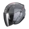 Scorpion EXO-230 Sr Cement Grijs-Rood Jethelm 2 Scorpion EXO-230 Sr Cement Grijs-Rood Jethelm -Optimaal Motoruitrusting Winkel scorpion exo 230 sr cement grey red 1