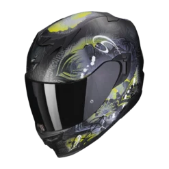 Scorpion Exo-520 Evo Air Melrose Mat Zwart-Geel Integraalhelm
