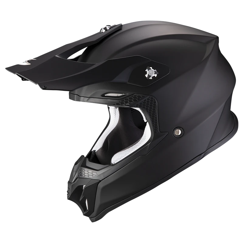 Scorpion VX-16 Evo Air Solid Mat Zwart Crosshelm 3 Scorpion VX-16 Evo Air Solid Mat Zwart Crosshelm