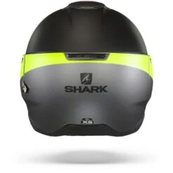 Shark Citycruiser Karonn Mat Antraciet Geel Zwart AYK Jethelm