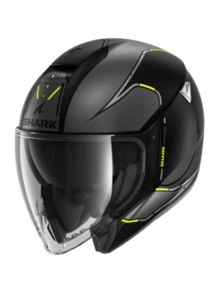 Shark Citycruiser Krestone Mat Black Anthracite Yellow KAY Jet Helmet