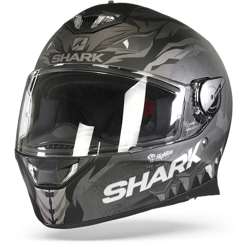 Shark Skwal 2 Iker Lecuona Mat Zwart Antraciet Zilver KAS Integraalhelm 4 Shark Skwal 2 Iker Lecuona Mat Zwart Antraciet Zilver KAS Integraalhelm - Afbeelding 2