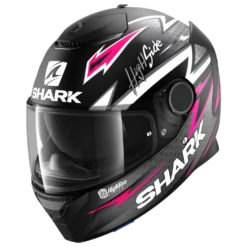 Shark Spartan 1.2 Adrian Parassol Mat Zwart Antraciet Paars KAV Integraalhelm -Optimaal Motoruitrusting Winkel shark spartan 1 2 adrian parassol mat black anthracite purple kav 1