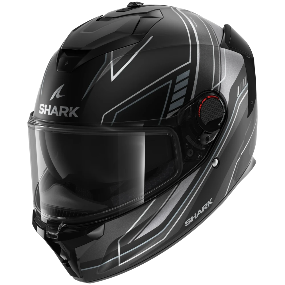 Shark Spartan GT Pro Toryan Mat Zwart Antraciet Antraciet KAA Integraalhelm