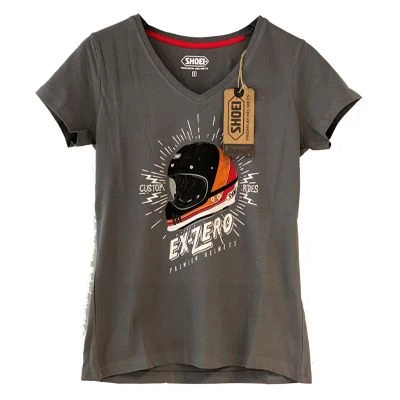 Shoei Ex-Zero Equation Women's T-Shirt Grey 3 Shoei Ex-Zero Equation Women's T-Shirt Grey