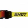 SHOT Iris 2.0 Solid Yellow Matt -Optimaal Motoruitrusting Winkel shot goggles iris 2 0 solid yellow matt