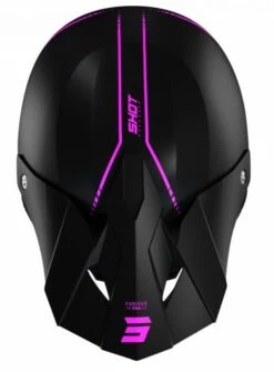 SHOT Furious Raw 3.0 Zwart Roze Mat Crosshelm -Optimaal Motoruitrusting Winkel shot helmet furious raw 3 0 black pink matt 1