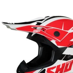 SHOT Peak Pulse Revenge White Red Black Glossy -Optimaal Motoruitrusting Winkel shot peak pulse revenge white red black glossy 1