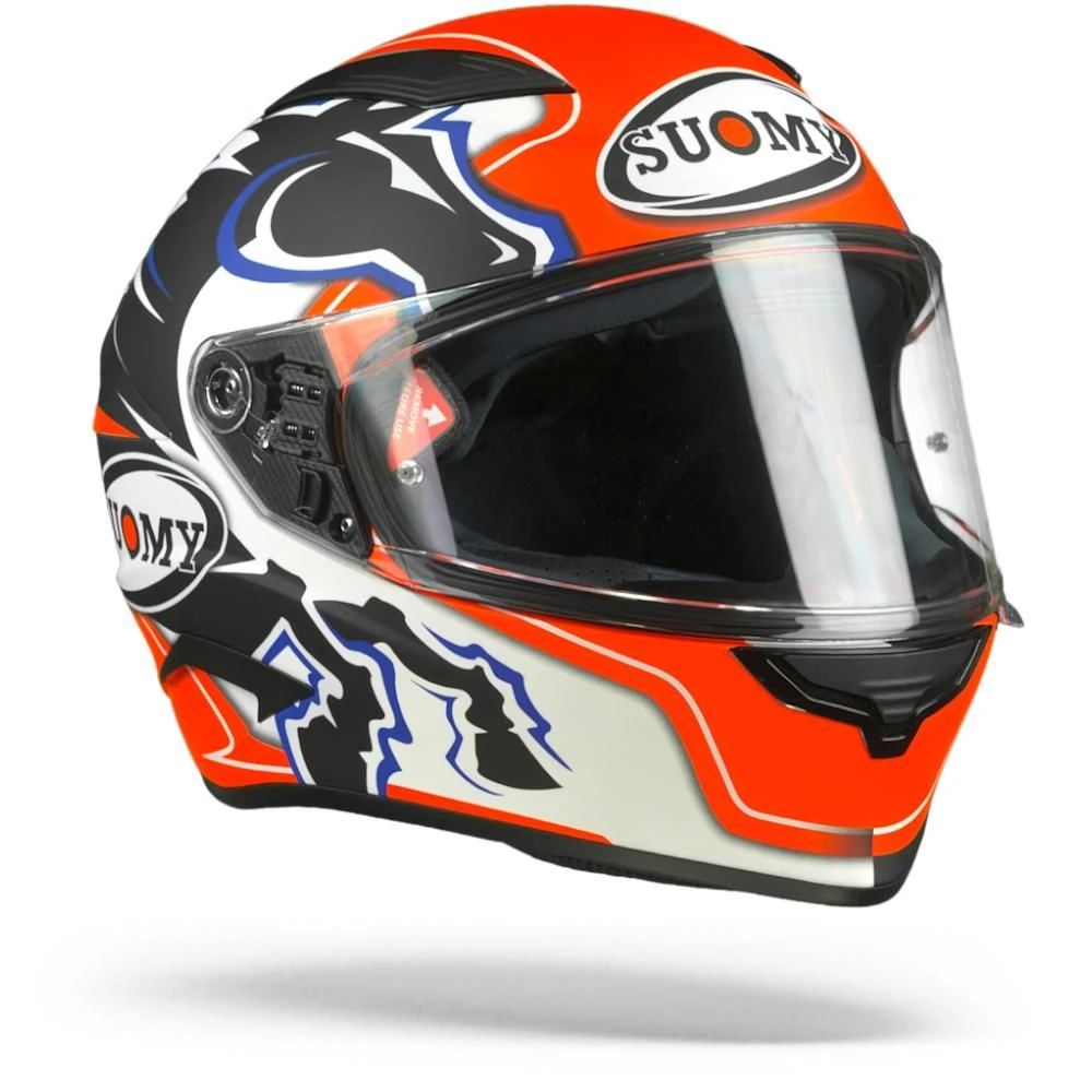 Suomy Speedstar Zerofour Mat Rood Wit Zwart Integraalhelm 7 Suomy Speedstar Zerofour Mat Rood Wit Zwart Integraalhelm - Afbeelding 5