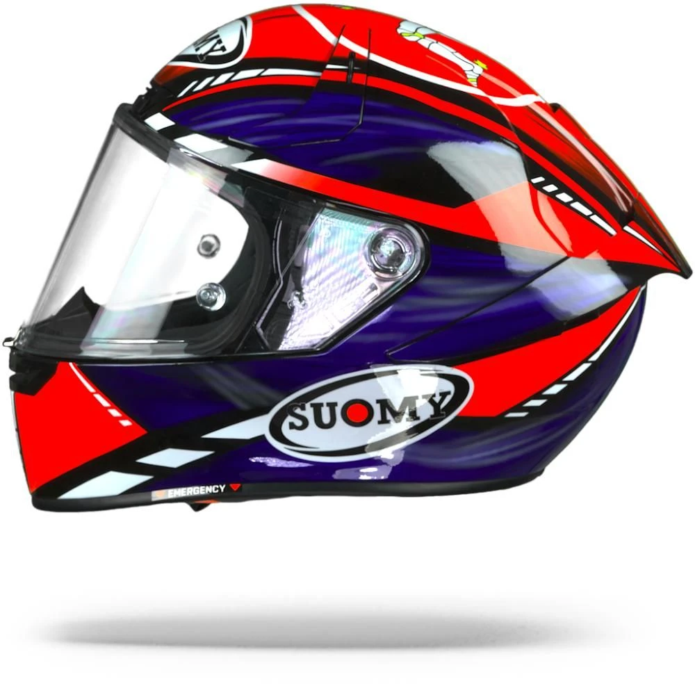 Suomy SR-GP On Board Blauw Rood Integraalhelm 6 Suomy SR-GP On Board Blauw Rood Integraalhelm - Afbeelding 4