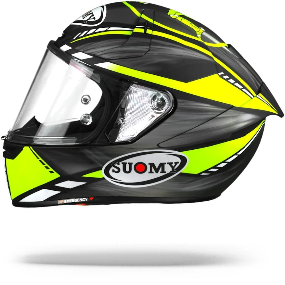 Suomy SR-GP On Board Zwart Geel Integraalhelm 7 Suomy SR-GP On Board Zwart Geel Integraalhelm - Afbeelding 5