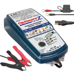 Tecmate Optimate 7 12V/24V Battery Tender -Optimaal Motoruitrusting Winkel tecmate optimate 7 12v 24v battery tender 1