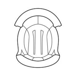 Shark Spartan Fabric Cap Lining IN5050PBLUXS