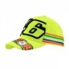 VR46 CLASSIC STRIPES FLUO GEEL -Optimaal Motoruitrusting Winkel vrmca305028 1