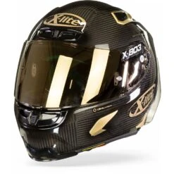 X-Lite X-803 RS Ultra Carbon Golden Edition 033 Integraalhelm -Optimaal Motoruitrusting Winkel x lite x 803 rs ultra carbon golden edition 033 frontpage
